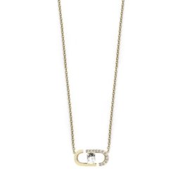 Ženski oliver weber zigzag gold lančić sa swarovski kristalom ( 12319g )