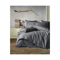 La Lidya set posteljine Austin-Gri/Saten