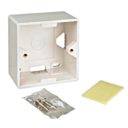 Schrack nazidna kutija za utičnice 80x80x42 Toolless Line HSEAP842WF