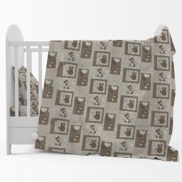 Dečija pamučna ranforce posteljina - Meda