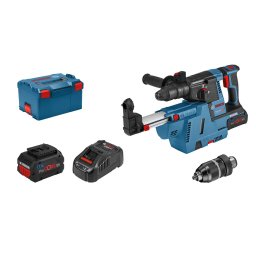 Bosch GBH 18V-26 F + GDE 18V-16 adapter za usisavanje; 2 x 5,5 Ah ProCORE u L-Boxx koferu (061191000G)