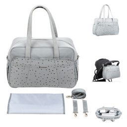 KikkaBoo torba za mame Chelsea Dots grey ( KKB21078 )