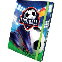 FASCIKLA SA GUMOM A4 3D BOX FOOTBALL OP*