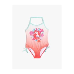 Koton Girl's Disney Licensed Ariel Printed Swimwear
