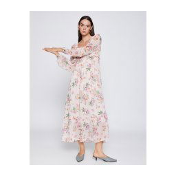 Koton Chiffon Floral Dress Gypeli