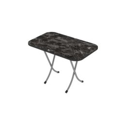 Alesta al10042cm sto sklopivi piknik tekstura crni mermer 50x80cm