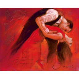 Ples snova, uramljena slika 60x80cm