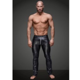 Muške seksi pantalone sa rajsferšlusom Wetlook pants