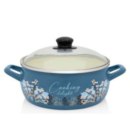 Metalac plitka šerpa Cooking Delight 24cm/5,0lit plava ( 365578 )