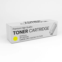 HP CB542A | HP CE322A | Canon CRG-716 | CRG-731 Yellow žuti Toner Kompatibilni