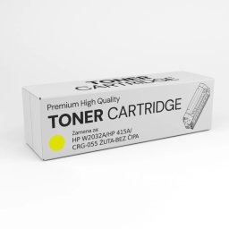 HP W2032A | HP 415A | CRG-055 Yellow žuti Toner Kompatibilni Bez Čipa Univerzalni