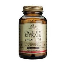 SOLGAR Kalcijum citrat plus vitamin D 60 tableta