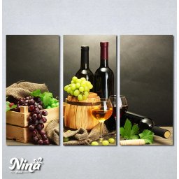 Slike na platnu Vino i grozdje Nina478_3