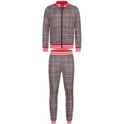Muška trenerka - komplet Lonsdale 117343-White/Black/Red