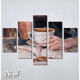 Slike na platnu Knjiga i soljica kafe Nina479_5