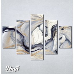 Slike na platnu Dva konja apstrakcija Nina480_5