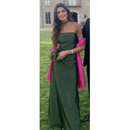 Duga haljina za maturu zelena