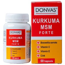 Kurkuma MSM forte 60 caps-DONVAS
