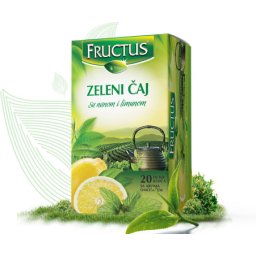 ČAJ ZELENI SA NANOM I LIMUNOM 30 G