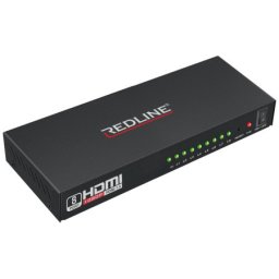Redline HDMI razdelnik, 1 ulaz - 8 izlaza - HS-8000