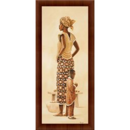 Majka i dete 4, uramljena slika 20 x 50 cm i 30x70cm