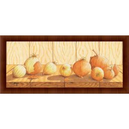 Crni luk, uramljena slika 20 x 50 cm