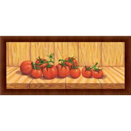 Crveni paradajz, uramljena slika 20 x 50 cm