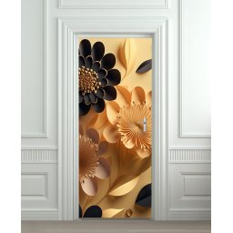 Nalepnica za vrata 3d Cvetovi 6243