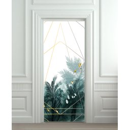 Nalepnica za vrata Ukrasna monstera 6236
