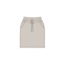 WOMEN'S SKIRT L-SC-4015 L.Beige