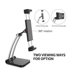 Stoni drzac za tablet Q10 5"-11"beli