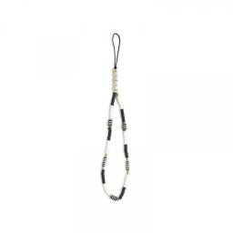 Vezica za mobilni Guess Strap Heishi Beads Black/White