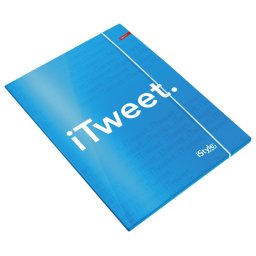 Fascikla klapna s gumicom A4 mat+lak iStyle Connect 405801 svetlo plava