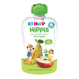 HIPP POUCH KRUŠKA I JABUKA 100G