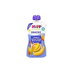 HIPP POUCH MANGO, BANANA, POMORANDŽA, KRUŠKA SA PIRINČEM 120G