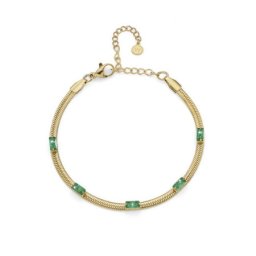 Ženska oliver weber gallia gold narukvica sa swarovski kristalima ( 32347g.gre )