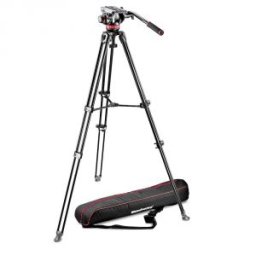 MVK502AM-1 502 Fluid Video Head & MVT502AM Alu Twin Leg Tripod
