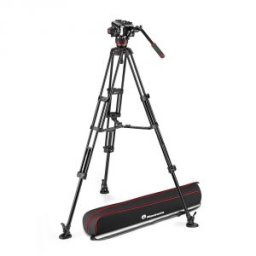 MVK504XTWINMA 504X Fluid Video Head With Alu Twin Leg Tripod MS