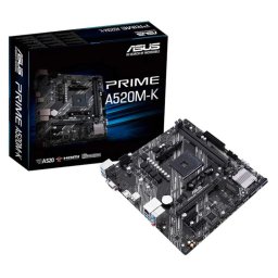 MB ASUS A520M-K, VGA, HDMI, 2 x DIMM, AM4