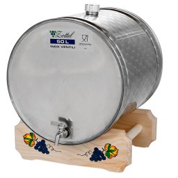 Bure za rakiju Zottel inox - ležeće 50L