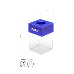 KUTIJA ZA SPAJALICE FOSKA NG891 COLOR *AK