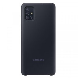 Original SAMSUNG A51 silikonska futrola EF-PA515TBEGEU Crna