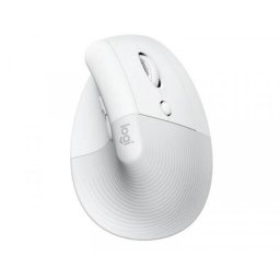 LOGITECH Lift Vertical Ergonomic Wireless miš beli