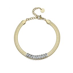 Ženska oliver weber apam gold narukvica sa swarovski kristalima ( 32351g )