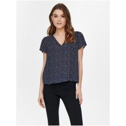 Dark blue women's blouse ONLY Sonja - Women