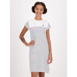 White striped dress with belt Alife and Kickin - Women