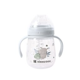 KikkaBoo šolja sa silikonskim piskom Savanna 240ml blue ( KKB31063 )