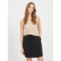 Beige transparent top VILA Lesly - Women's