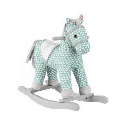 KikkaBoo njihalica ljuljaška sa muzikom horse green (KKB50007)