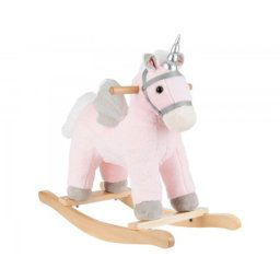 KikkaBoo njihalica ljuljaška sa muzikom horse pink (KKB50006)